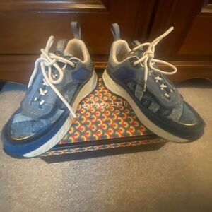 Woman’s Kurt Geiger denim sneakers